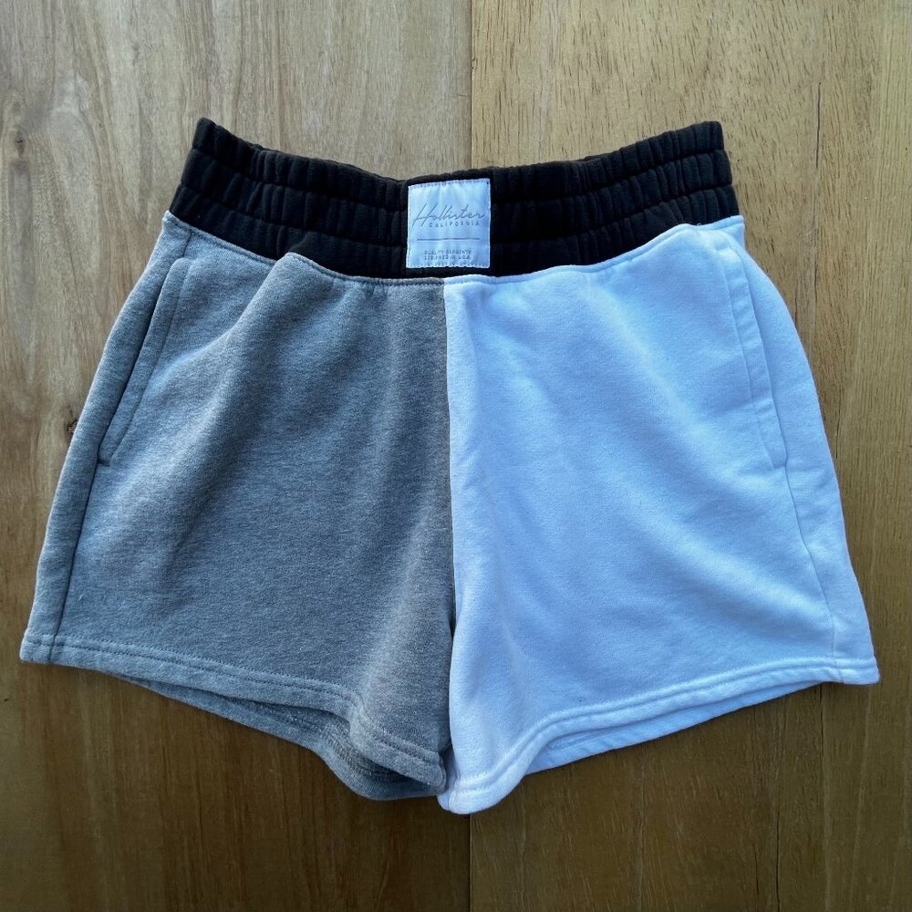 HOLLISTER ULTRA HIGH RISE COLOR BLOCK Women’s Soft Athleisure Shorts sz XS